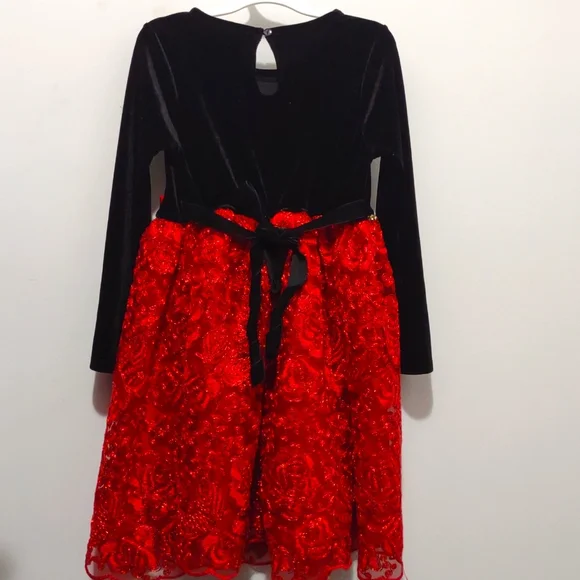 Rare Editions | Dresses | A Black Velvet With Red Lace Dress | Poshmark Rare Editions | Dresses | A Black Velvet With Red Lace Dress | Poshmark